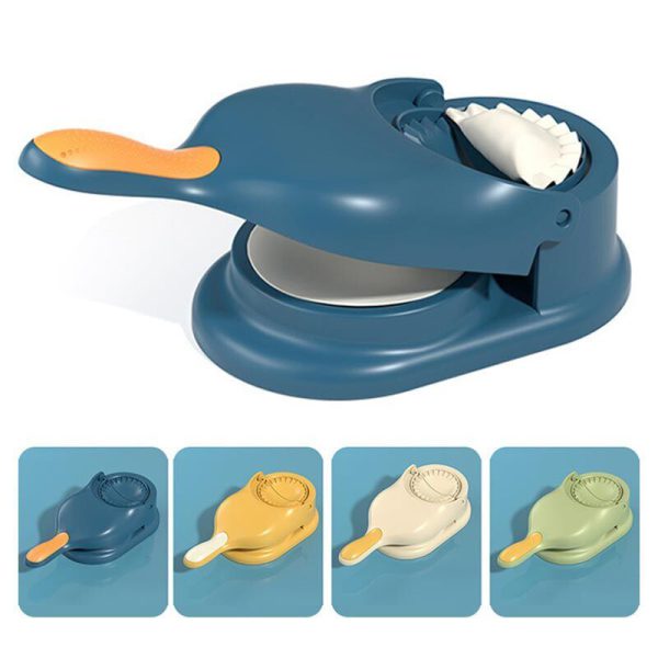 2-in-1 Dumpling Wrapper Tool Food Grade Manual Dumpling Wrapper Mold Labor-Saving Baking Pastry Home Kitchen Gadget (Random Color) - MAQHUB