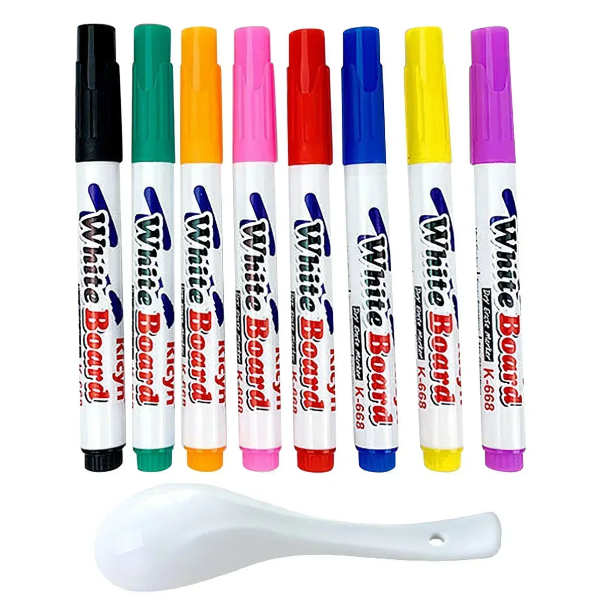 Magical Water Painting Pen, 8 Colors Magic Floating Ink Pen With Spoon For Kids (8 Pcs Set Marker) - MAQHUB