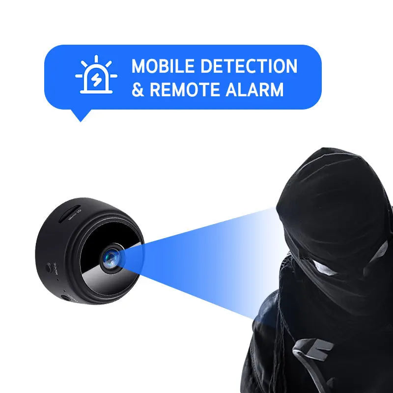 WiFi Mini Camera HD 1080p Wireless Video Recorder Voice Recorder Security Monitoring Camera Smart Home For Infants And Pets - MAQHUB