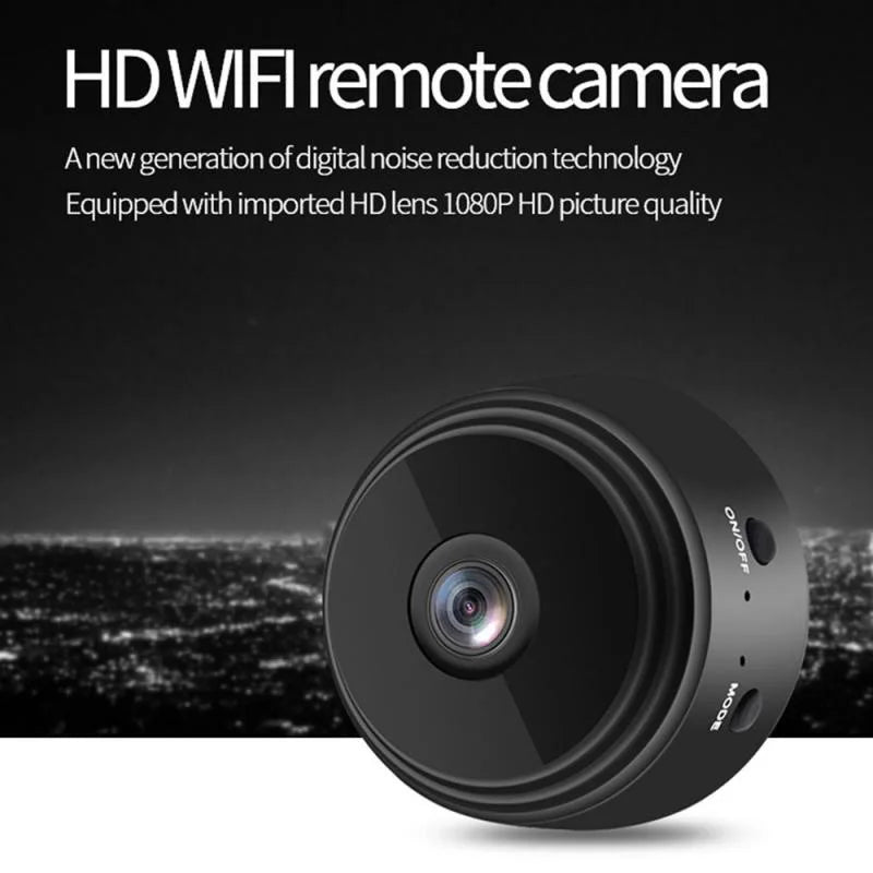 WiFi Mini Camera HD 1080p Wireless Video Recorder Voice Recorder Security Monitoring Camera Smart Home For Infants And Pets - MAQHUB