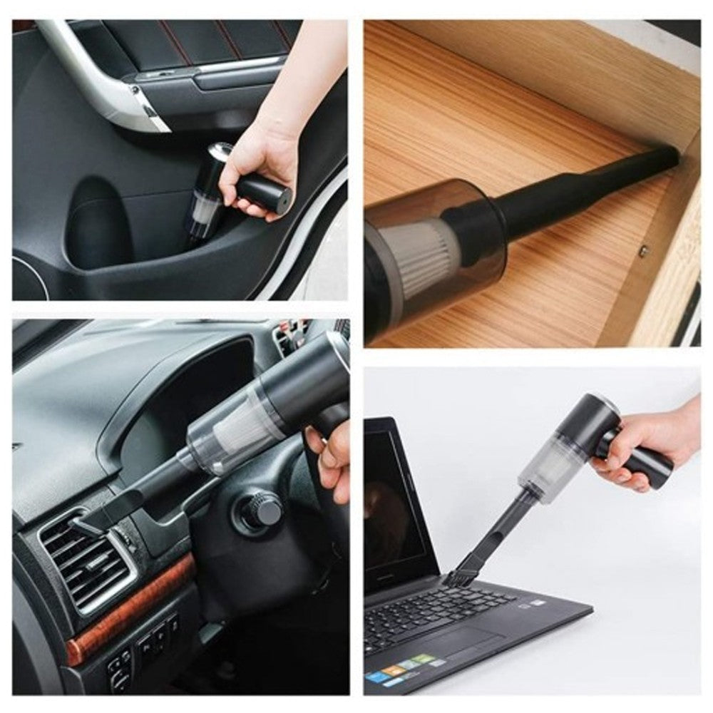 Car Vacuum Cleaner - USB Wireless Household Car Office Use Mini Portable Sweeper Vacuum Ashtray Nail Dust Cleaning Machine (rechargeable) - MAQHUB