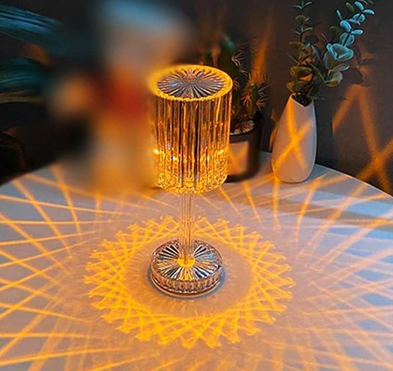 Crystal Diamond Table Lamp - MAQHUB