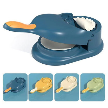 2-in-1 Dumpling Wrapper Tool Food Grade Manual Dumpling Wrapper Mold Labor-Saving Baking Pastry Home Kitchen Gadget (Random Color) - MAQHUB