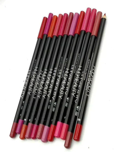 12 Pcs - Eye / Lip Liner Pencils (A & B SET) - MAQHUB