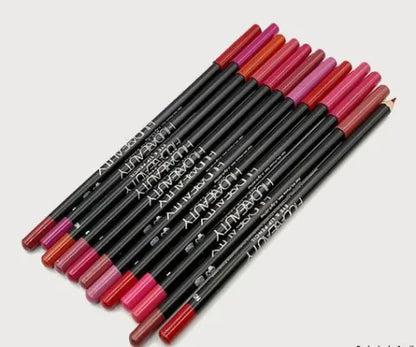 12 Pcs - Eye / Lip Liner Pencils (A & B SET) - MAQHUB