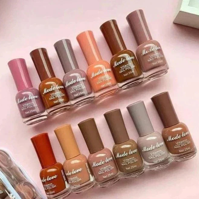 12 Pcs Nail Polish - MAQHUB