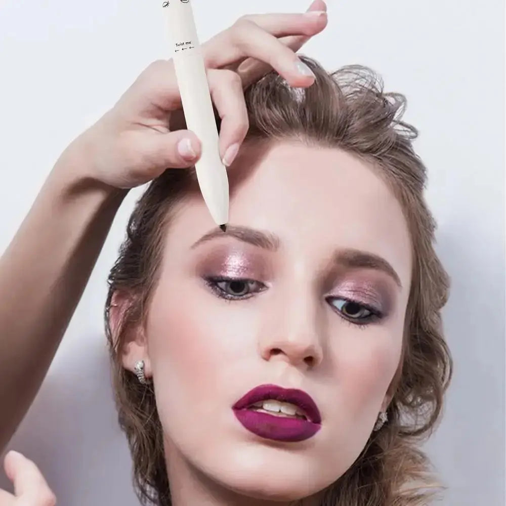 4-in-1 Waterproof Makeup Pen: Eyebrow Pencil, Lip Color Liner, Highlighter, Silkworm Eyeliner - Makeup Tool (random Color) - MAQHUB