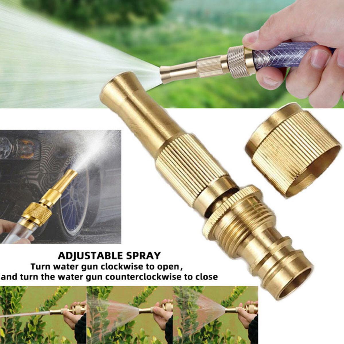 3 Spray Modes - Adjustable Garden Spray Gun Lawn Plant Irrigation High Pressure Water Car Sprinkler Wash Spray Nozzle Home Cleaning - MAQHUB