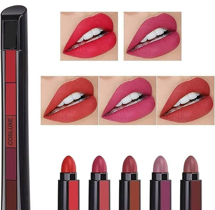 5 In 1 Matte Lipstick, Pack Of 2 - MAQHUB