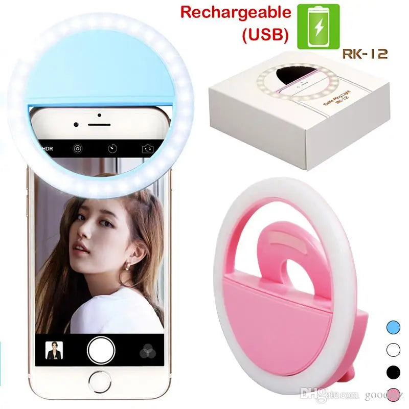 Selfie Ring Light For All Phones Tablets & Laptops - MAQHUB