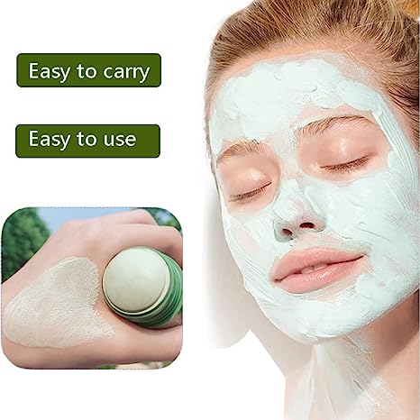 Green Tea Face Cleansing Mask Stick Black Head Stick Mask Remover Moisturizes Oil Control 100% Original - MAQHUB