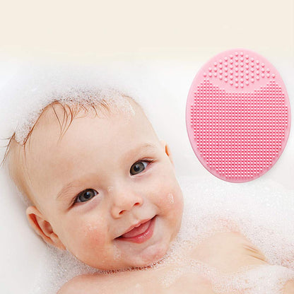 SIPRDE Baby Cradle Cap Brush - 3 Pack for Massage and Exfoliate - Silicone Face Cleanser Brush Soother Baby Essentials for Dry Skin, Cradle Cap, and Eczema - MAQHUB