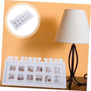 Capture Magical Moments with Favomoto’s Baby Photo Frame - My First Year Baby Keepsake, Cherish Your Baby’s Growth and Milestones - Perfect Newborn Gift Set for Parents - MAQHUB