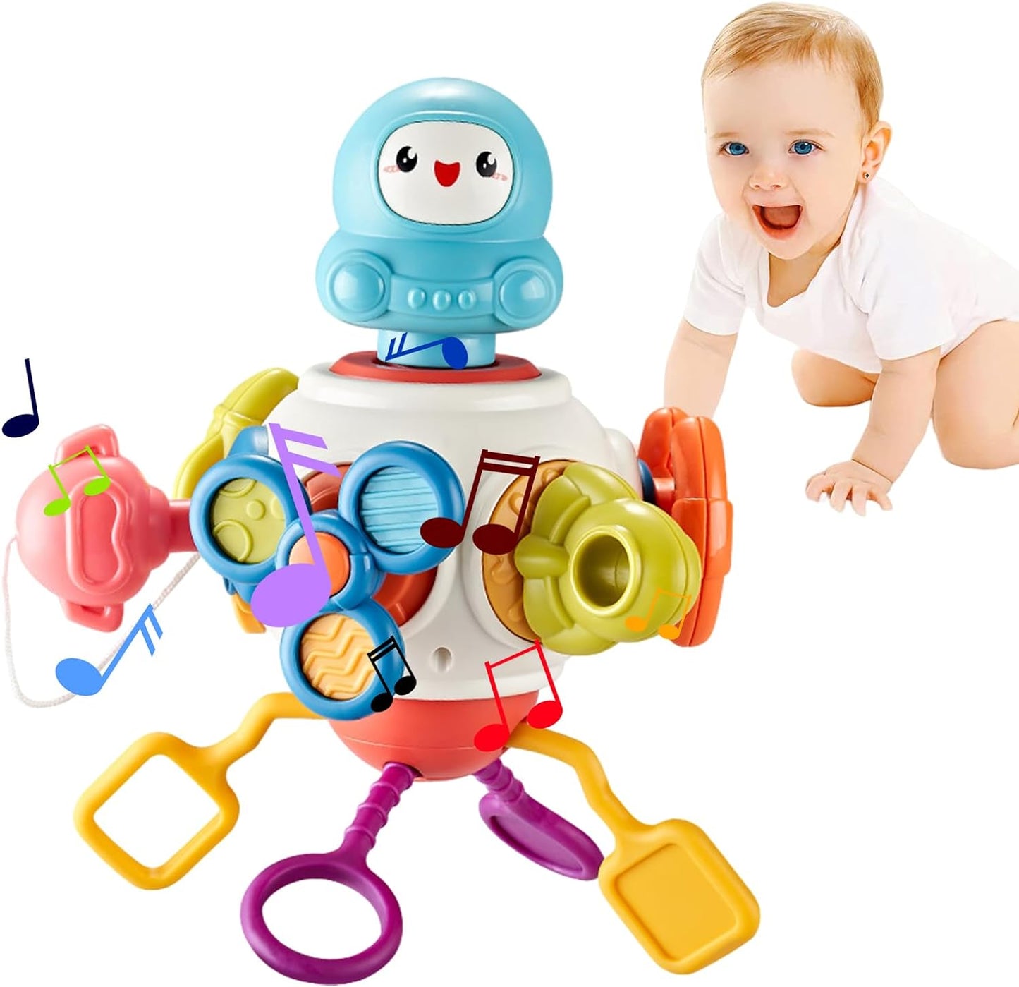 8-in-1 Multifunctional Busy Activity Toy: Montessori Learning for Babies (6-18 Months) - MAQHUB