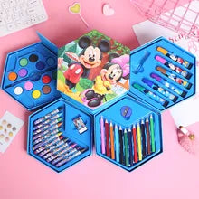 New Disney 46-piece set Children's Painting Set Frozen Mickey Princess Watercolor Pen Combination for Kids - MAQHUB