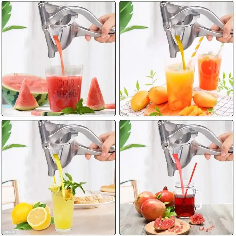 Juicer Squeezer Manual Juicer Hand Pressure Aluminum Alloy Pomegranate Orange Lemon Sugar Cane Kitchen Tool - 730 GM - MAQHUB