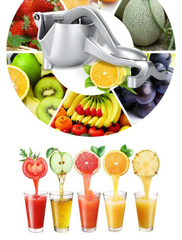 Juicer Squeezer Manual Juicer Hand Pressure Aluminum Alloy Pomegranate Orange Lemon Sugar Cane Kitchen Tool - 730 GM - MAQHUB