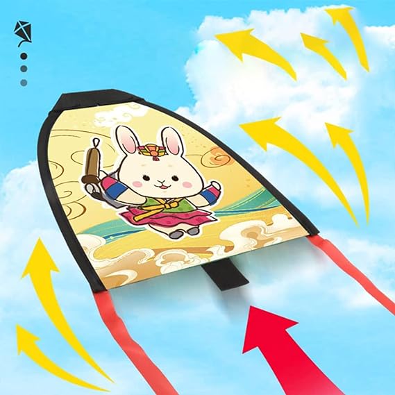 Kids Kite Launcher Gun: Cute Cartoon Beach Toy (Random Color) - MAQHUB