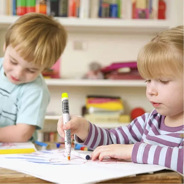 Magical Water Painting Pen, 8 Colors Magic Floating Ink Pen With Spoon For Kids (8 Pcs Set Marker) - MAQHUB
