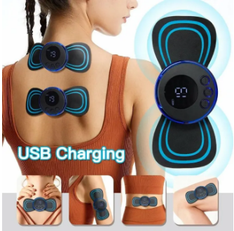 EMS Body Massager - Mini Body Massager Pulse Neck Pain Relief EMS Butterfly Body Massager Men & Women - MAQHUB