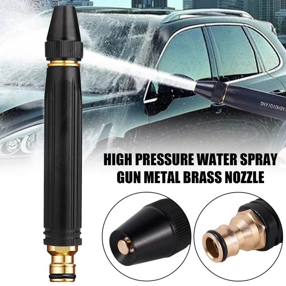 Multifunctional Direct Spray Gun - for Car, Watering Flowers, Washing Glass Water Column Car Wash Water Gun Straight Nozzle - MAQHUB