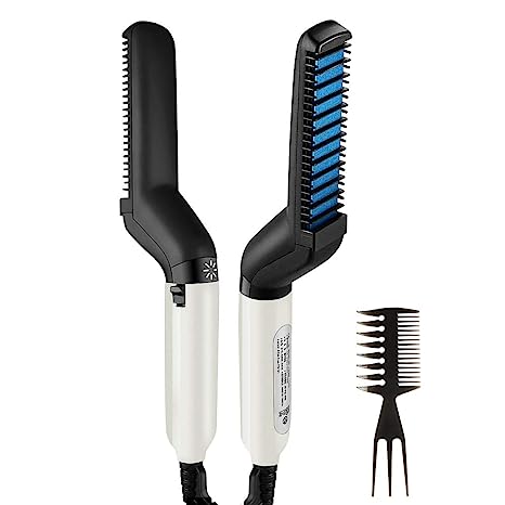 Multifunctional Hair Comb Brush Beard Hair Straighten Comb Quick Hairstyle For Men - MAQHUB