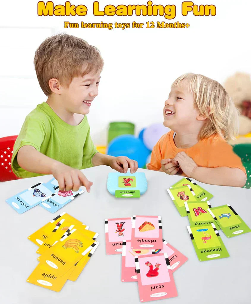 Reading Toy For Kids Early Learning Talking Flash Cards Educational Toys - Learning Educational Toy Gifts for 2 to 6 (2 3 4 5 6) Ages Years Old Girls and Boys – Maqhub.pk