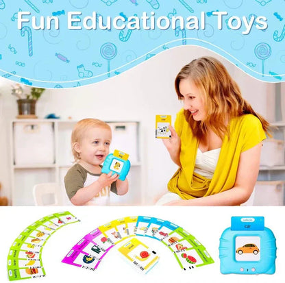 Reading Toy For Kids Early Learning Talking Flash Cards Educational Toys - Learning Educational Toy Gifts for 2 to 6 (2 3 4 5 6) Ages Years Old Girls and Boys – Maqhub.pk