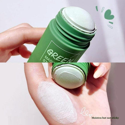 Green Tea Face Cleansing Mask Stick Black Head Stick Mask Remover Moisturizes Oil Control 100% Original - MAQHUB