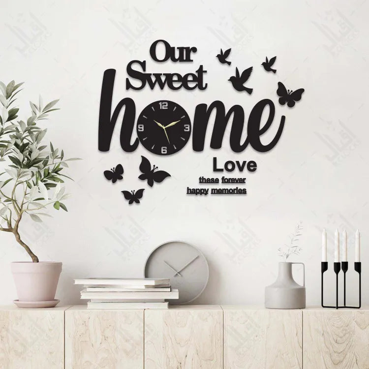 Art MDF Wood Wall Clock - MAQHUB