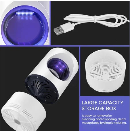 Electronic Mosquito Killer - UV LED Mosquito Trap Lamp - MAQHUB