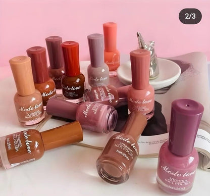 12 Pcs Nail Polish - MAQHUB