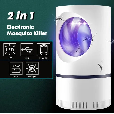 Electronic Mosquito Killer - UV LED Mosquito Trap Lamp - MAQHUB