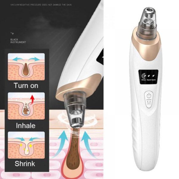 Facial Blackhead Remover Pore Cleaner Vacuum Peeling Dead Skin Acne remover Device Cleaning Tool Blackhead Sucking Machine Gift - MAQHUB