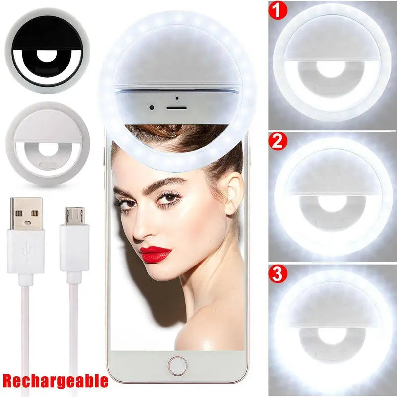 Selfie Ring Light For All Phones Tablets & Laptops - MAQHUB