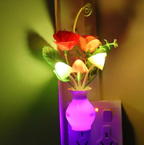 Mirror Night Lamp, Flower - MAQHUB