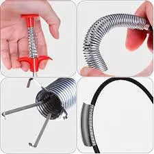 Flexible Metal Wire 60cm for Kitchen Sink Cleaning Hook Sewer Dredging - MAQHUB