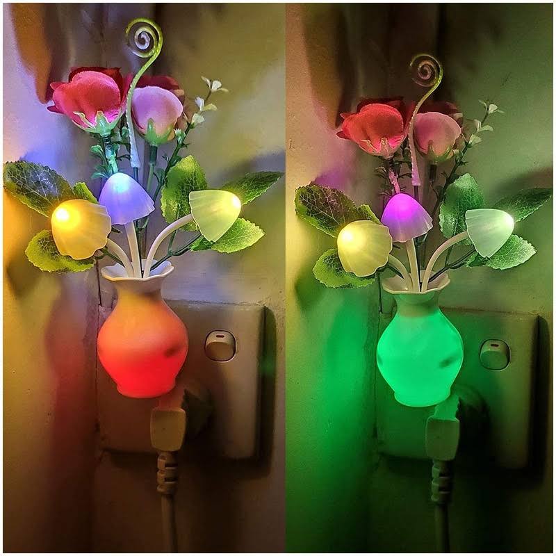 Mirror Night Lamp, Flower - MAQHUB