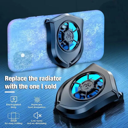 Mobile Phone Radiator Universal Phone Cooler Fan Suction Cup Holder Heat Sink For iPhone Samsung Huawei - MAQHUB