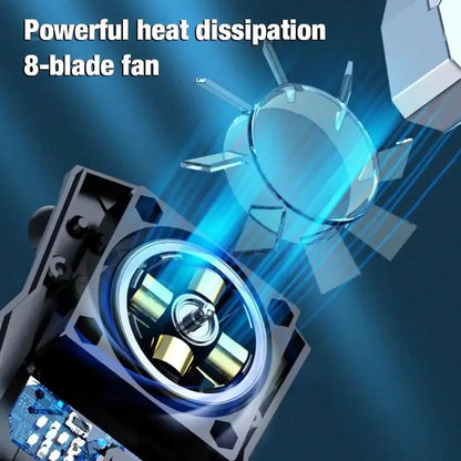 Mobile Phone Radiator Universal Phone Cooler Fan Suction Cup Holder Heat Sink For iPhone Samsung Huawei - MAQHUB