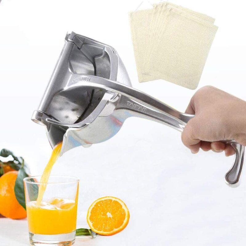 Juicer Squeezer Manual Juicer Hand Pressure Aluminum Alloy Pomegranate Orange Lemon Sugar Cane Kitchen Tool - 730 GM - MAQHUB